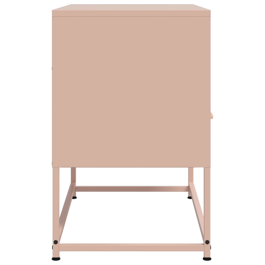 TV Cabinet Pink 68x39x60.5 cm Steel