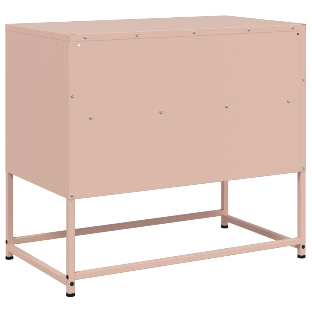 TV Cabinet Pink 68x39x60.5 cm Steel
