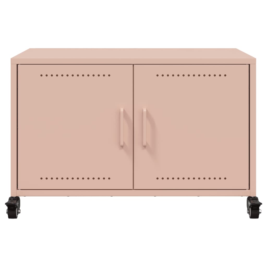 TV Cabinet Pink 68x39x43.5 cm Steel
