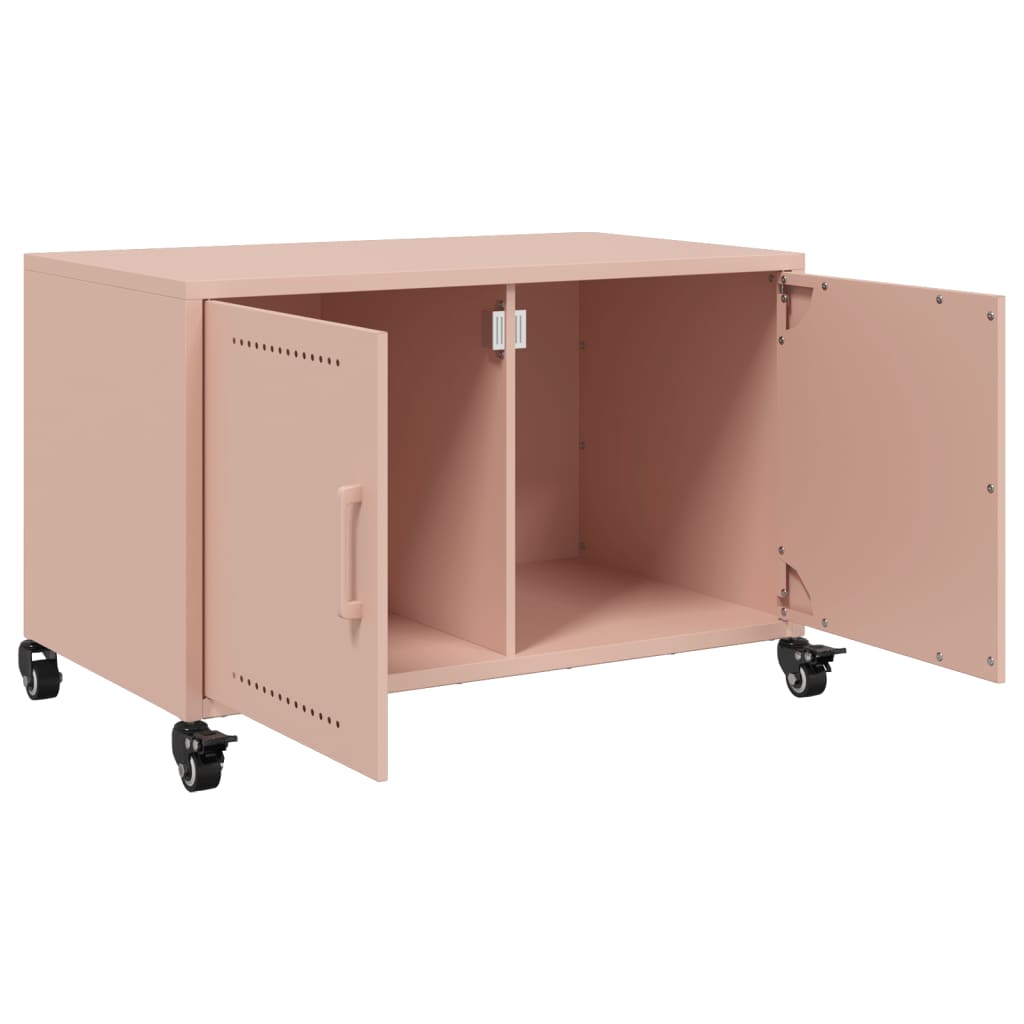 TV Cabinet Pink 68x39x43.5 cm Steel