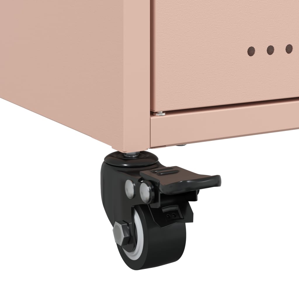 TV Cabinet Pink 68x39x43.5 cm Steel