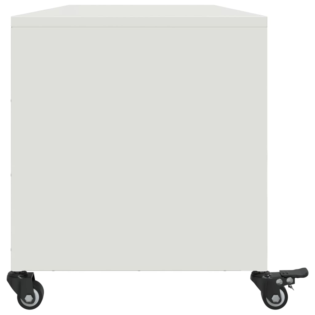 TV Cabinet White 100.5x39x43.5 cm Steel