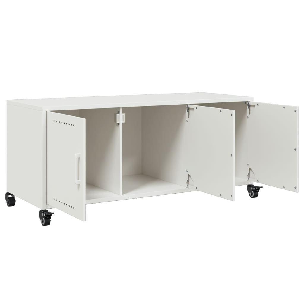 TV Cabinet White 100.5x39x43.5 cm Steel