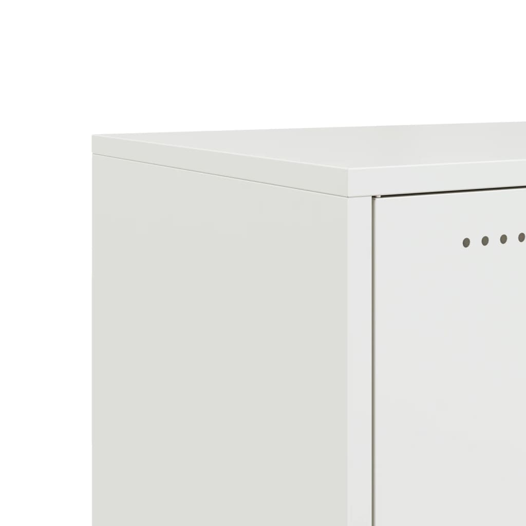 TV Cabinet White 100.5x39x43.5 cm Steel