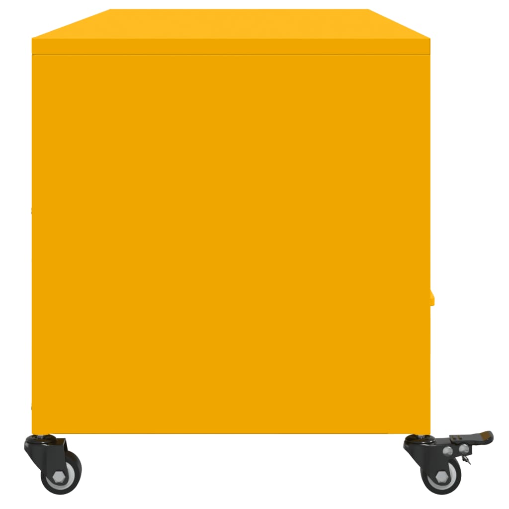 TV Cabinet Mustard Yellow 100.5x39x43.5 cm Steel