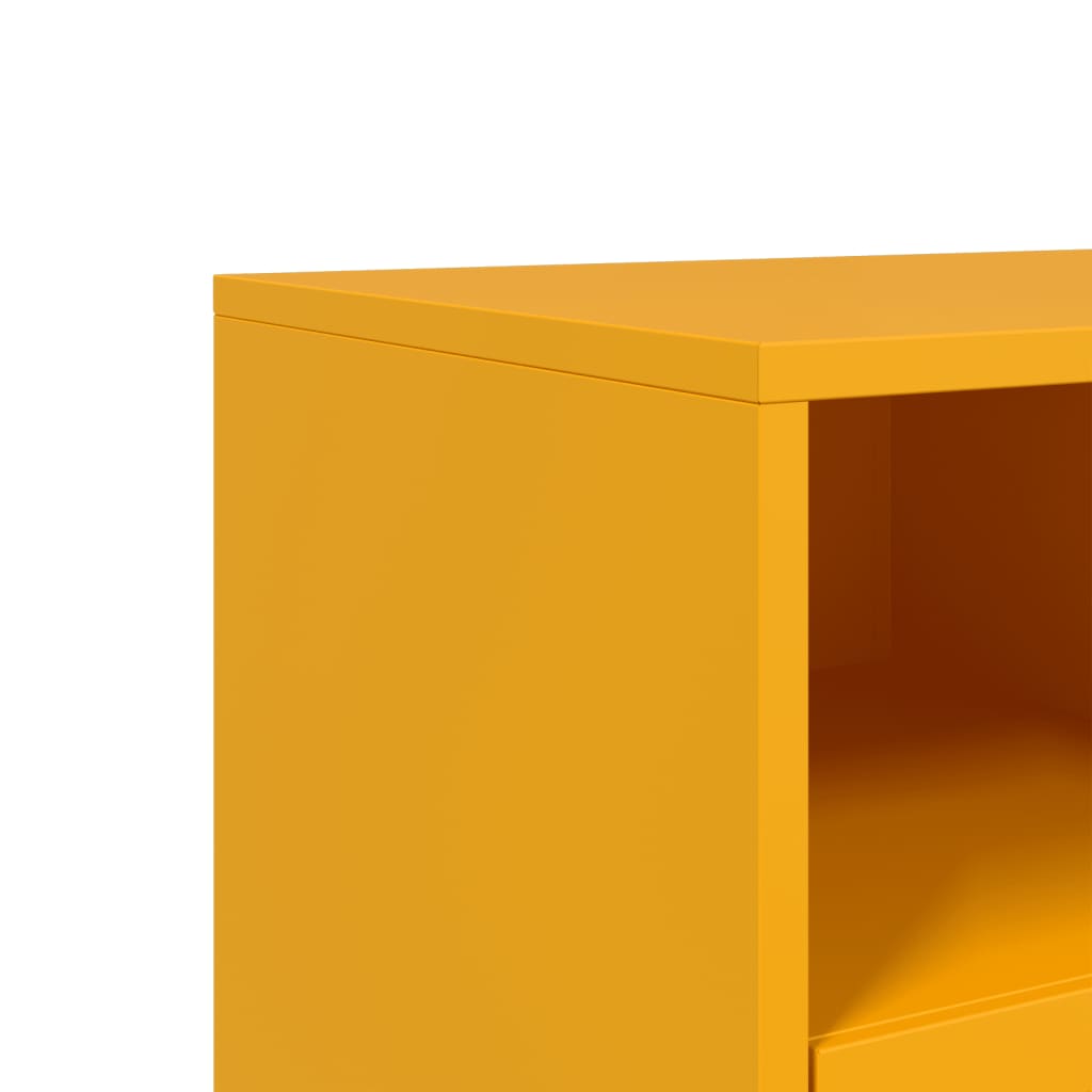 TV Cabinet Mustard Yellow 100.5x39x43.5 cm Steel