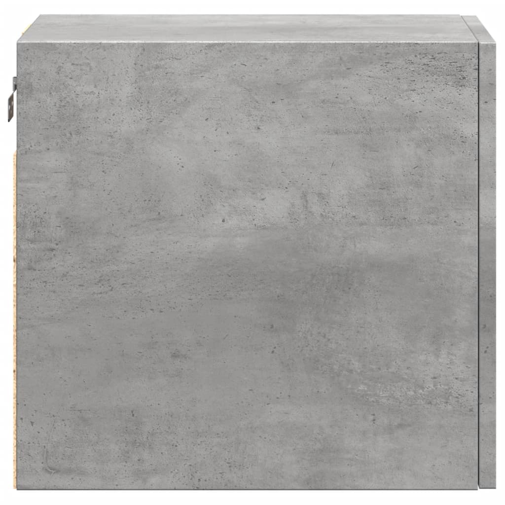 Wall Cabinet Concrete Grey 30x42.5x40 cm Engineered Wood