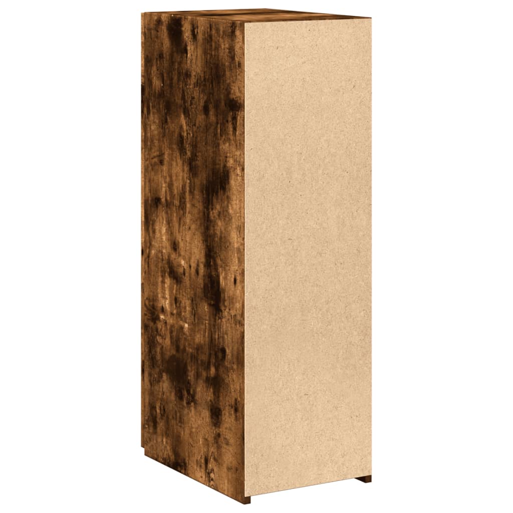 Sideboard Smoked Oak 30x42.5x93 cm Engineered Wood