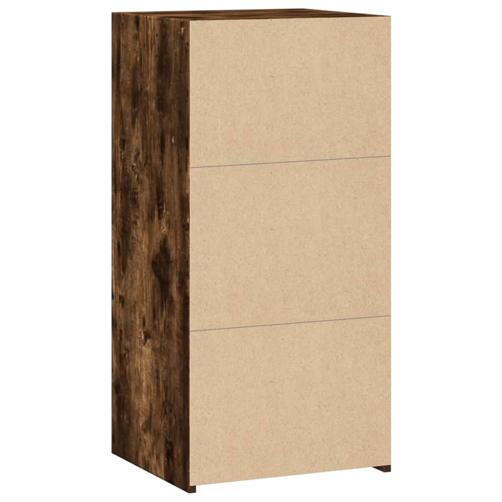 Sideboard Smoked Oak 45x41x93 cm Engineered Wood