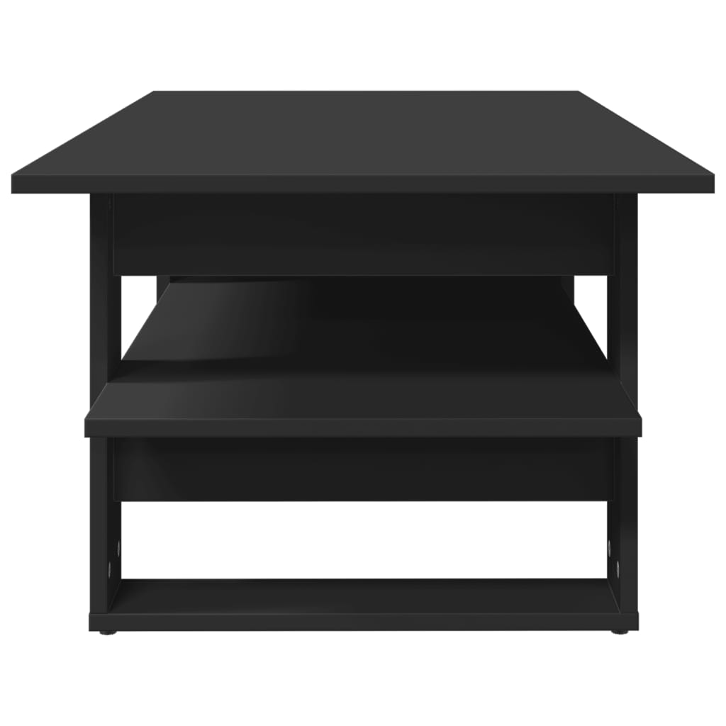 Coffee Table Black 102x55x42 cm Engineered Wood
