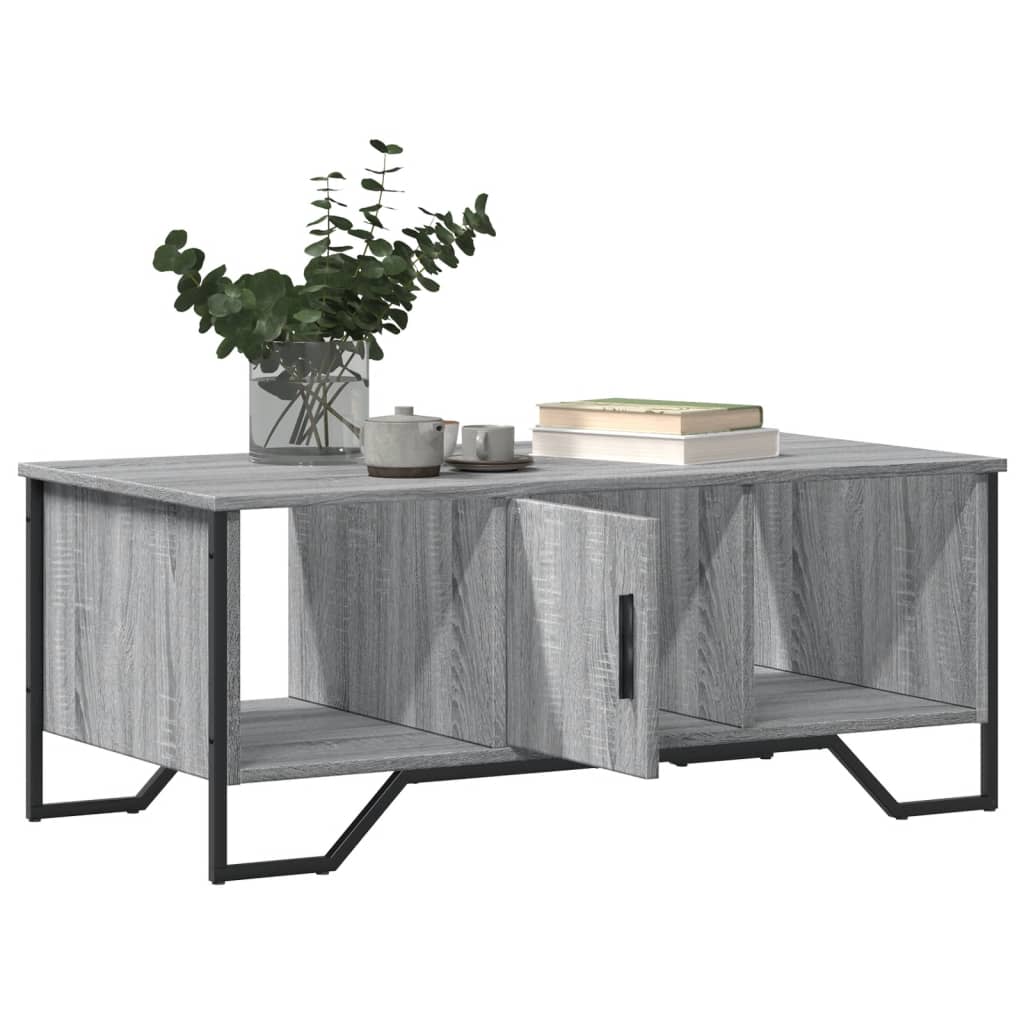 Coffee Table Grey Sonoma 100x51x40 cm Engineered Wood