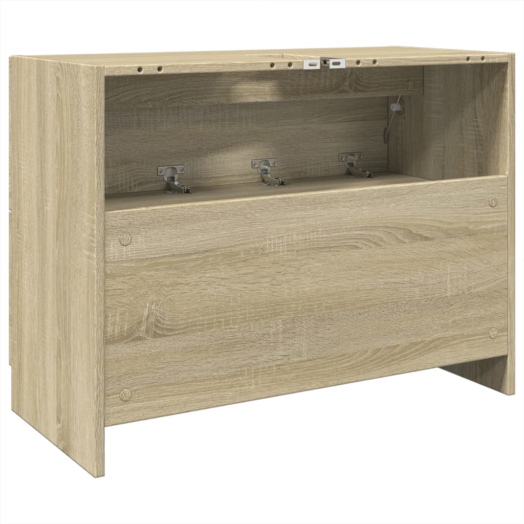Sink Cabinet Sonoma Oak 78x37x59 cm Engineered Wood