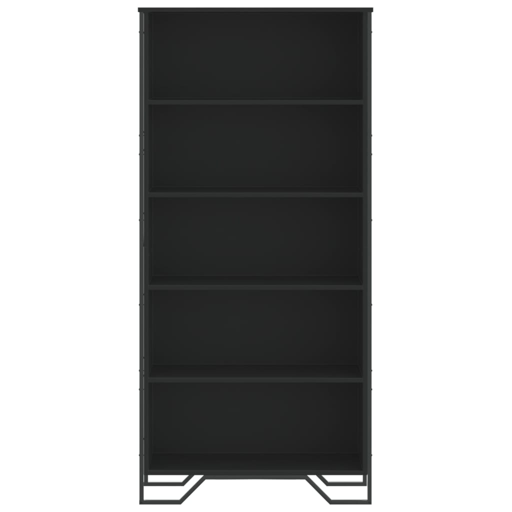 Book Cabinet Black 80x31x169 cm Engineered wood