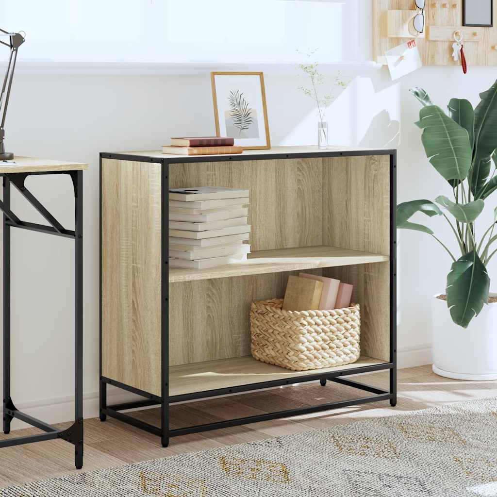 Book Cabinet Sonoma Oak 80.5x35x76 cm Engineered Wood