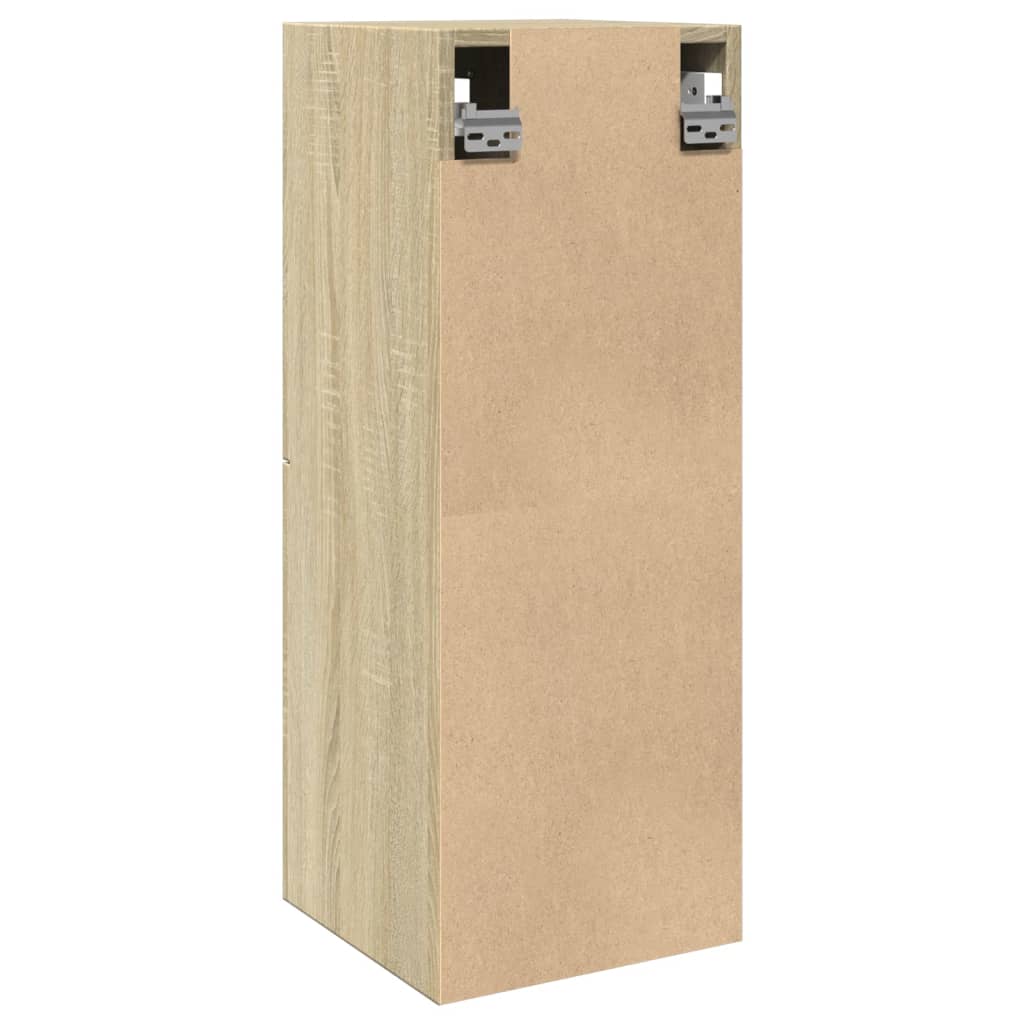 Bathroom Cabinet Sonoma Oak 30x30x80 cm Engineered Wood