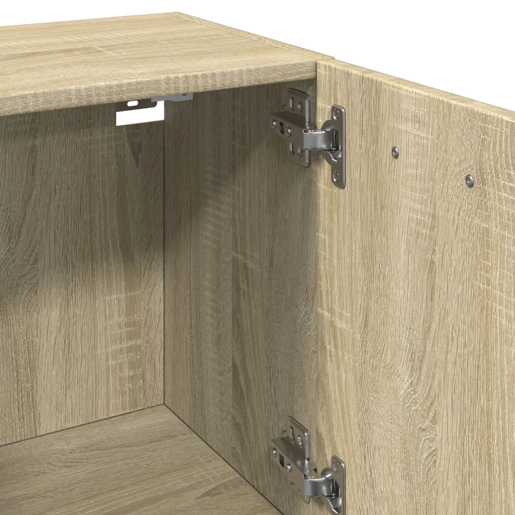Bathroom Cabinet Sonoma Oak 30x30x80 cm Engineered Wood