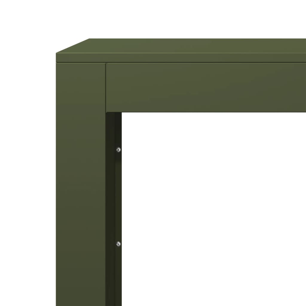 Firewood Rack Green 60x40x80 cm Steel