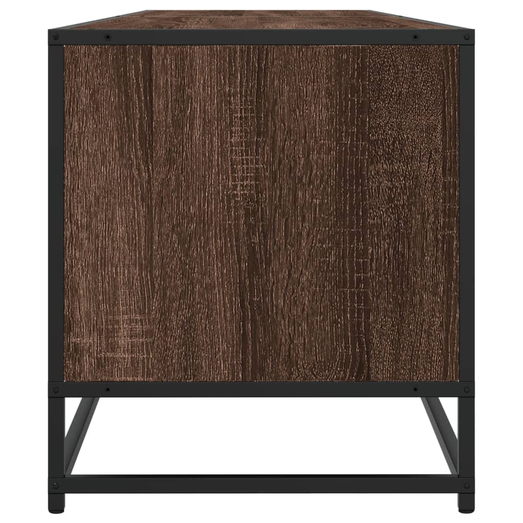 TV Cabinet Brown Oak 180x40x46 cm Engineered Wood