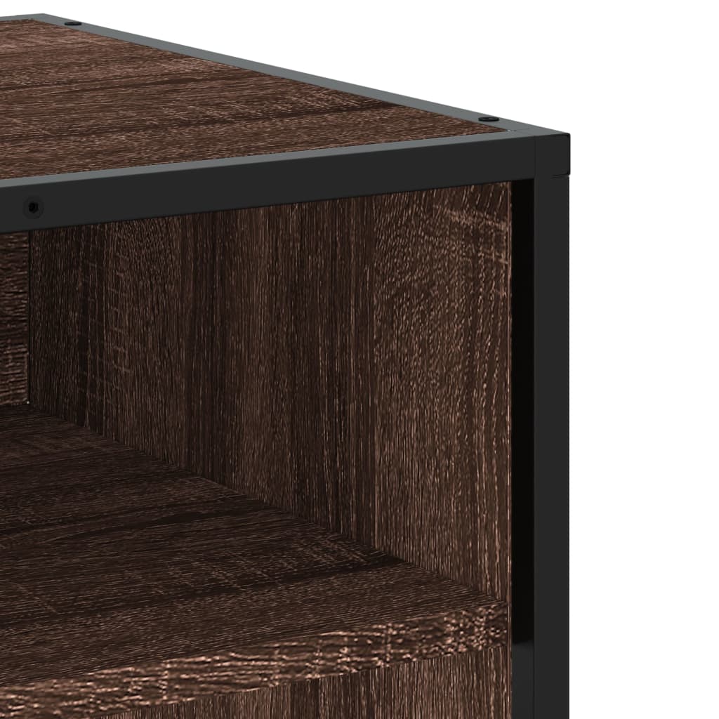TV Cabinet Brown Oak 180x40x46 cm Engineered Wood