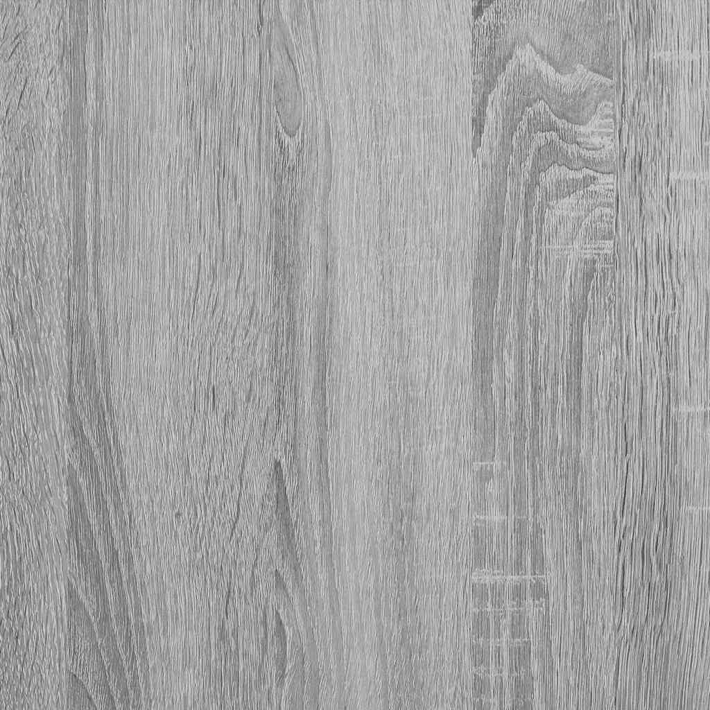 Bookcase Grey Sonoma 60x35x139 cm Engineered Wood