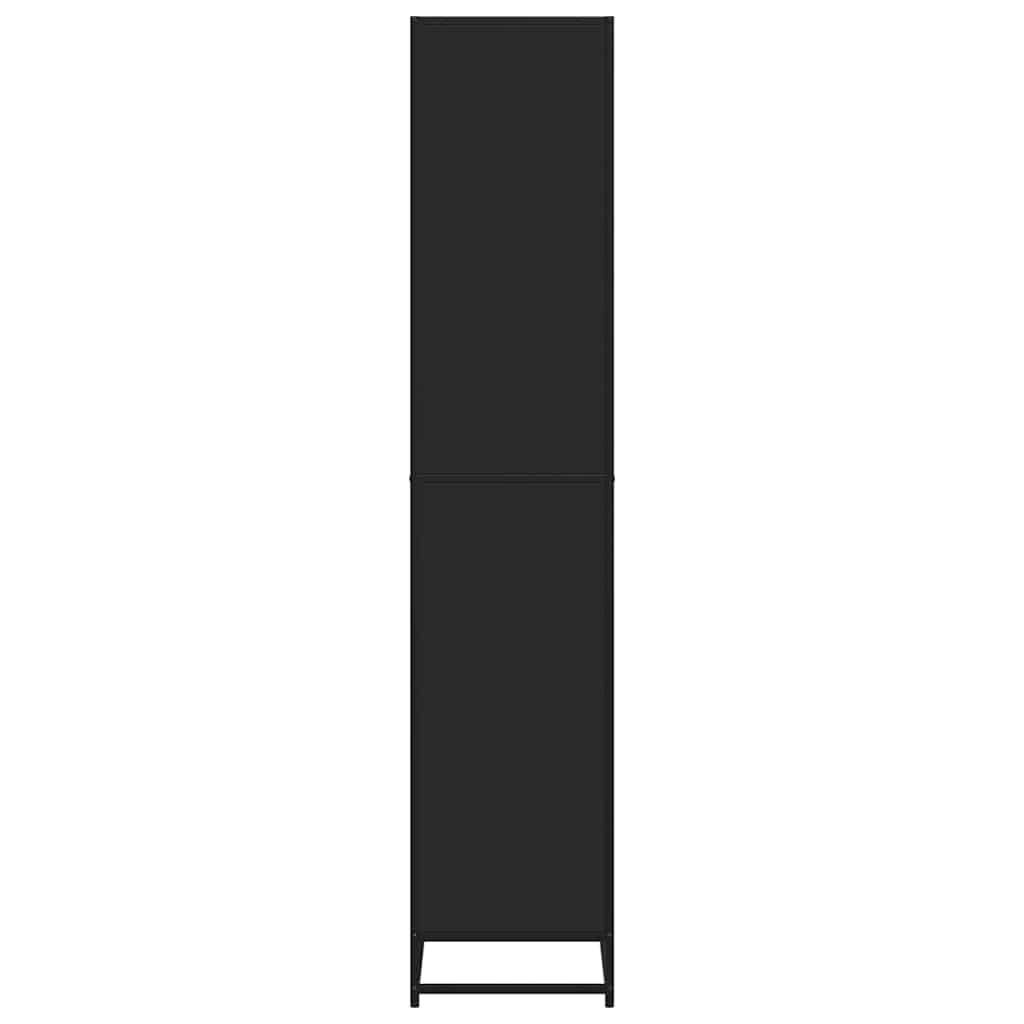 Bookcase Black 80.5x35x170.5 cm Engineered Wood