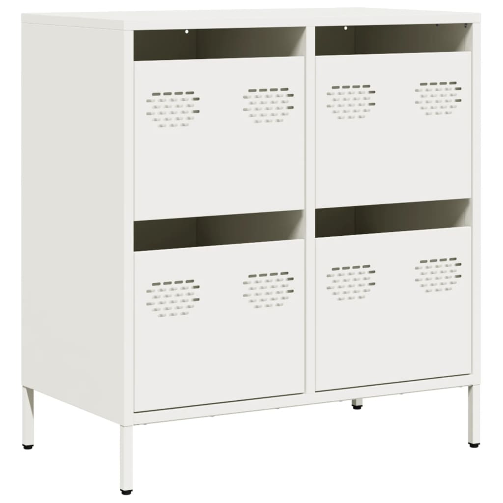 Sideboard White 68x39x73.5 cm Cold-rolled Steel