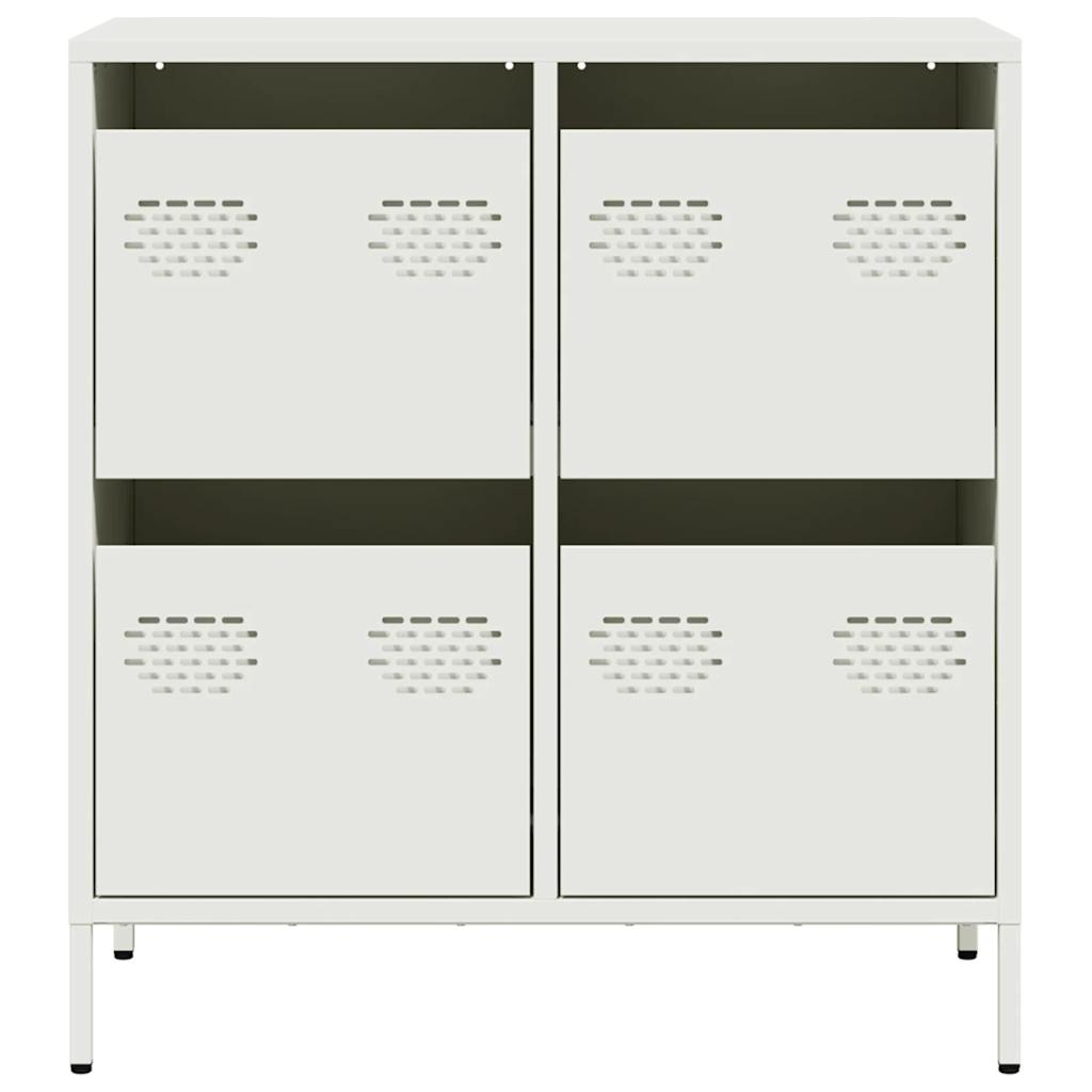 Sideboard White 68x39x73.5 cm Cold-rolled Steel