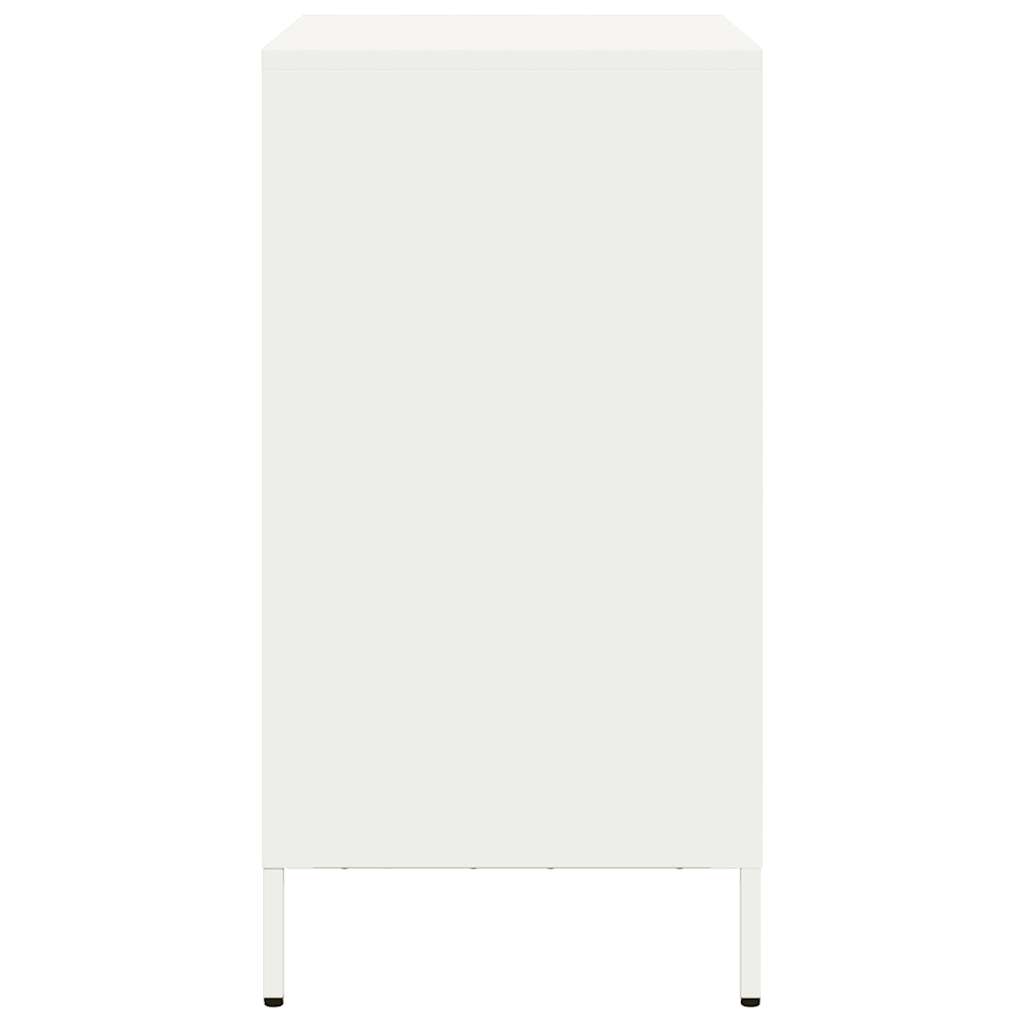 Sideboard White 68x39x73.5 cm Cold-rolled Steel