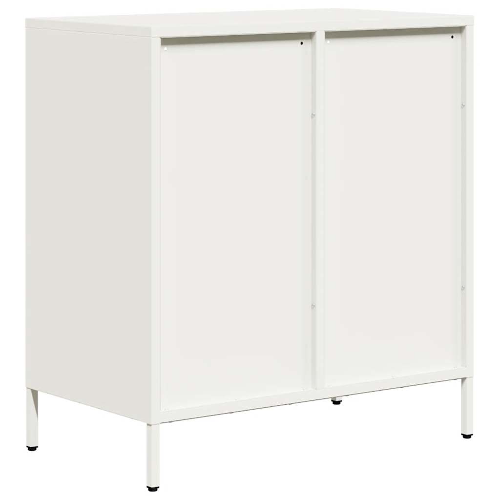 Sideboard White 68x39x73.5 cm Cold-rolled Steel