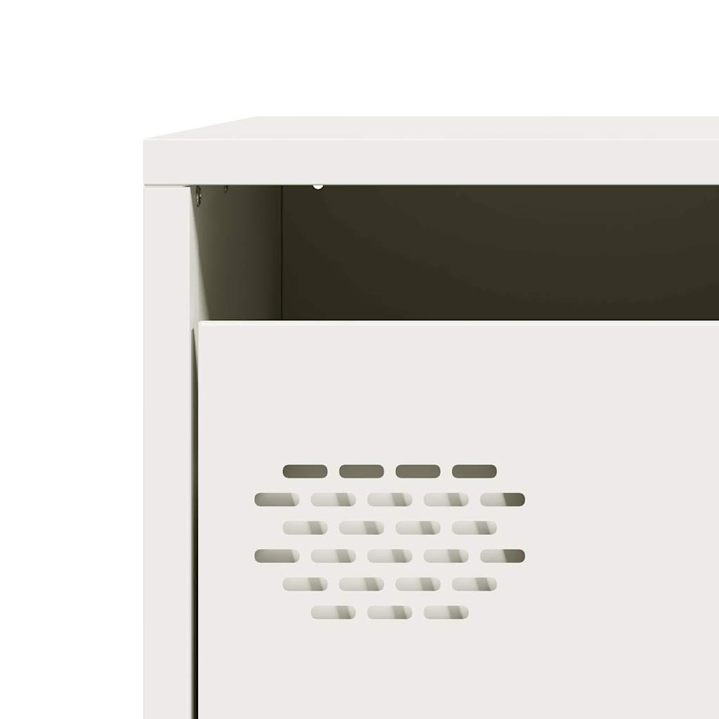 Sideboard White 68x39x73.5 cm Cold-rolled Steel