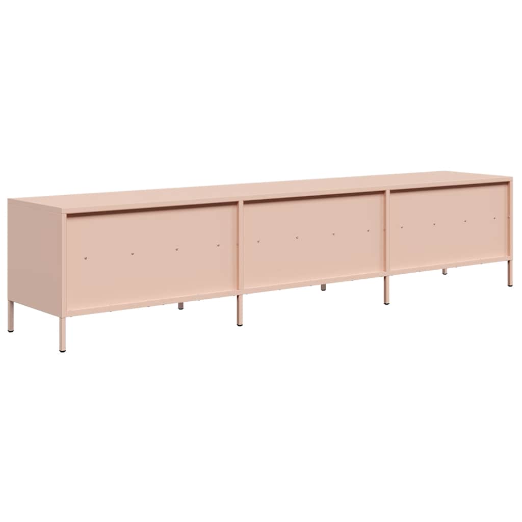 TV Cabinet Pink 202x39x43.5 cm Cold-rolled Steel