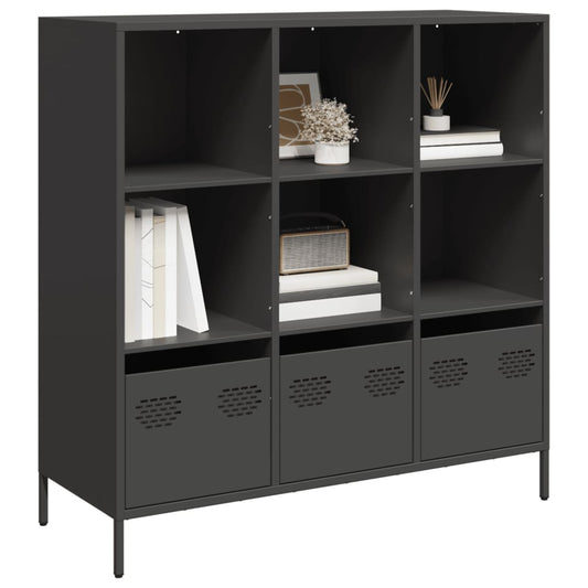 Highboard Black 101.5x39x103.5 cm Steel