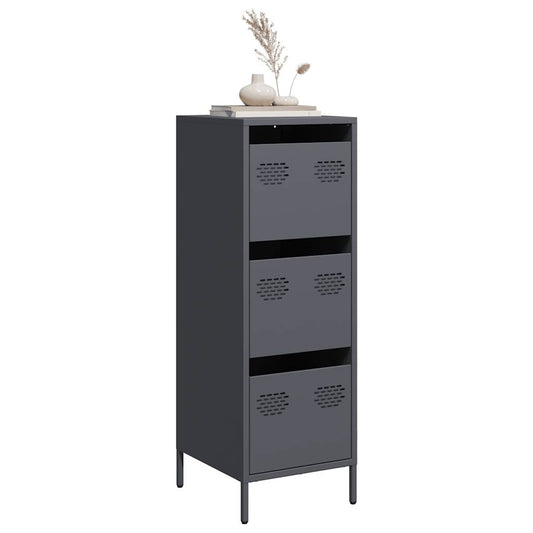 Highboard Anthracite 39x35x103.5 cm Steel