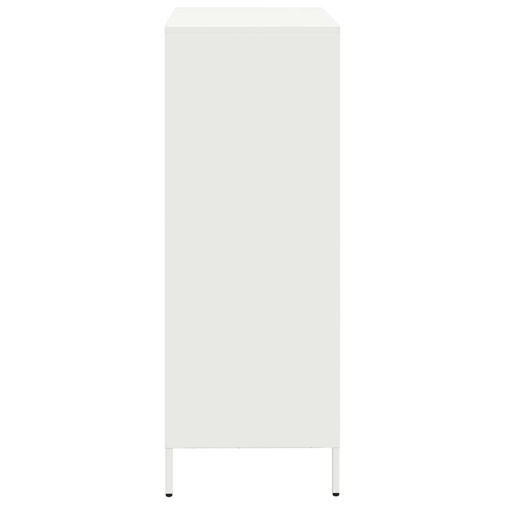 Highboard White 39x35x103.5 cm Steel