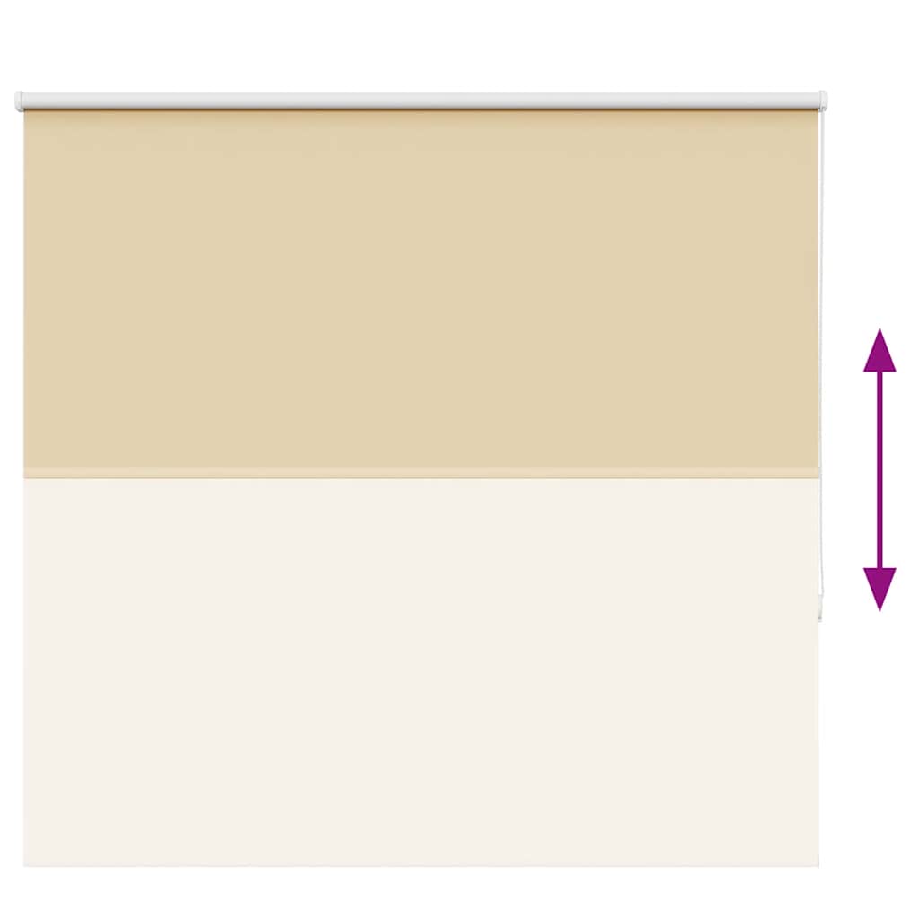 Roller Blind Blackout Beige 145x150 cm Fabric Width 141.6 cm Polyester