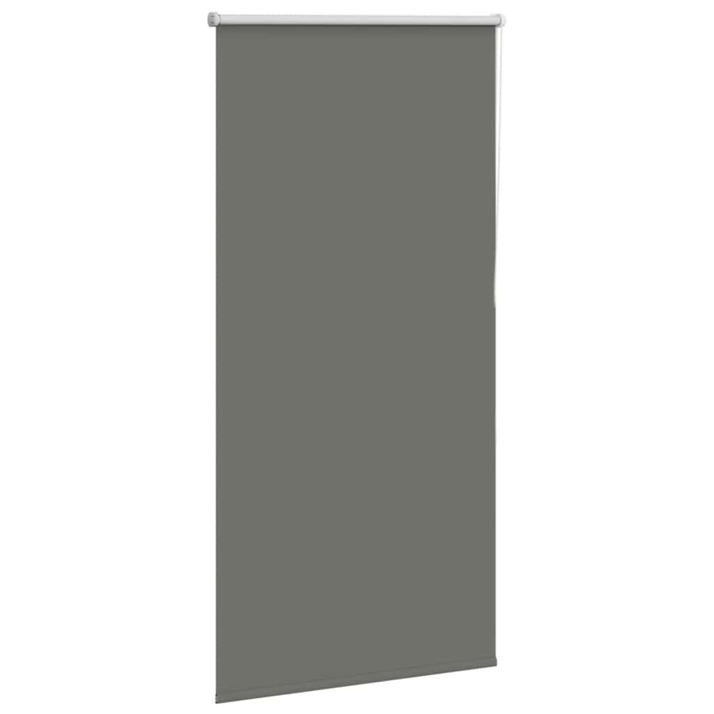 Roller Blind Blackout Grey 85x175 cm Fabric Width 80.7 cm Polyester