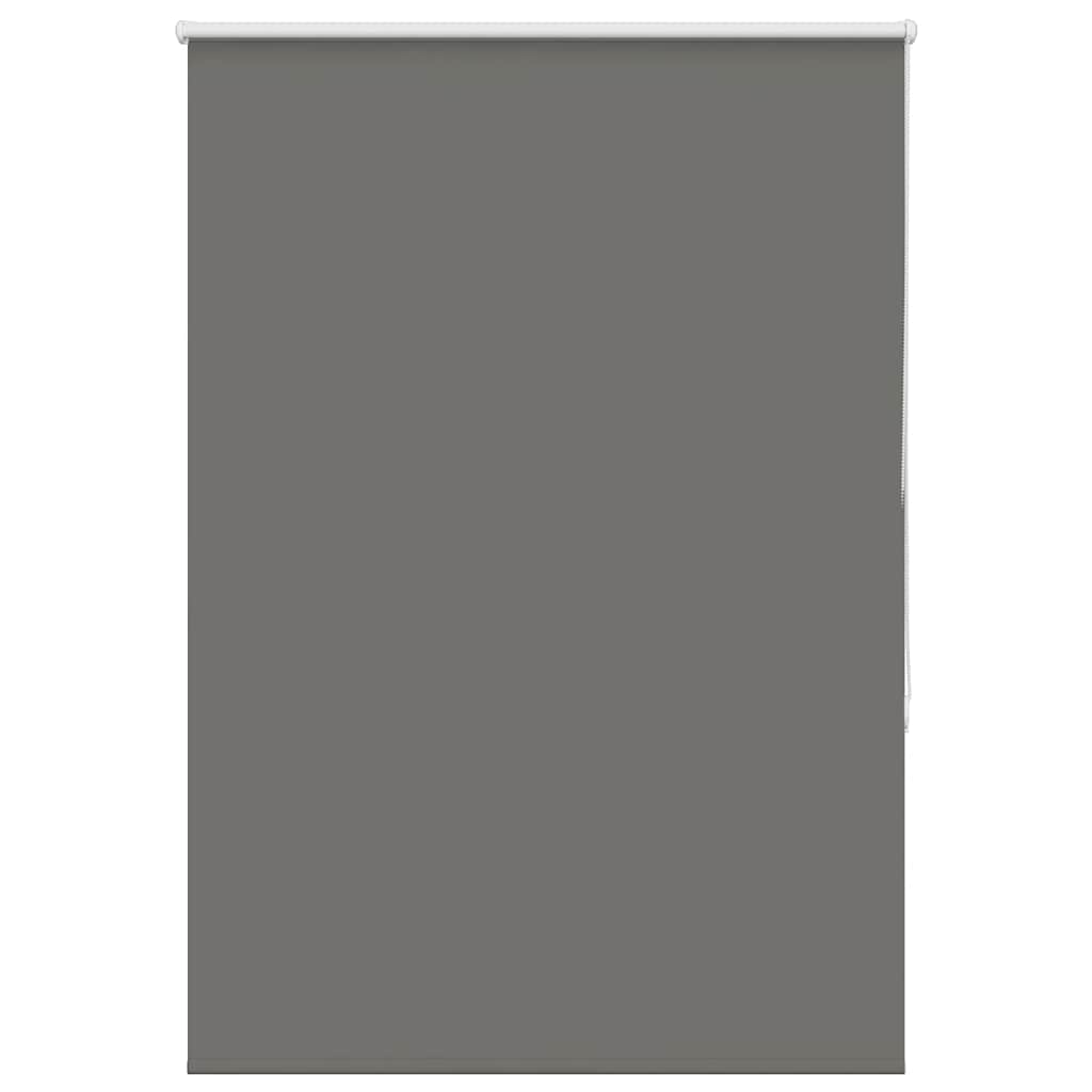 Roller Blind Blackout Grey 100x175 cm Fabric Width 95.7 cm Polyester