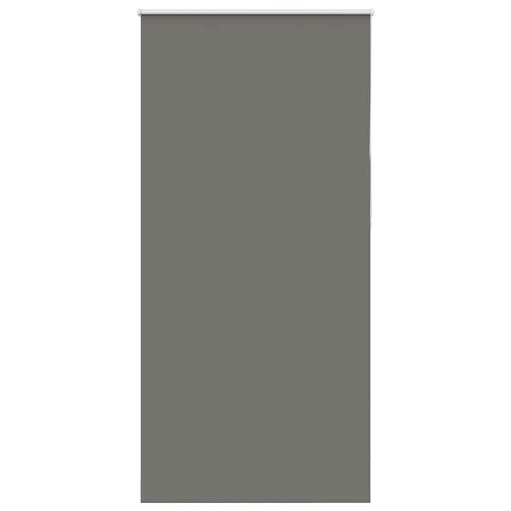 Roller Blind Blackout Grey 105x230 cm Fabric Width 100.7 cm Polyester