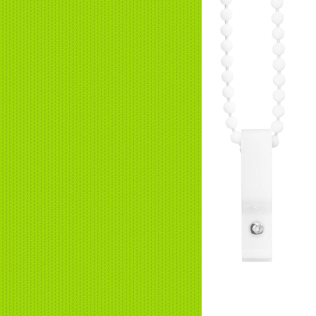 Roller Blind Blackout Leaves Green 70x210 cm Fabric Width 65.7 cm Polyester