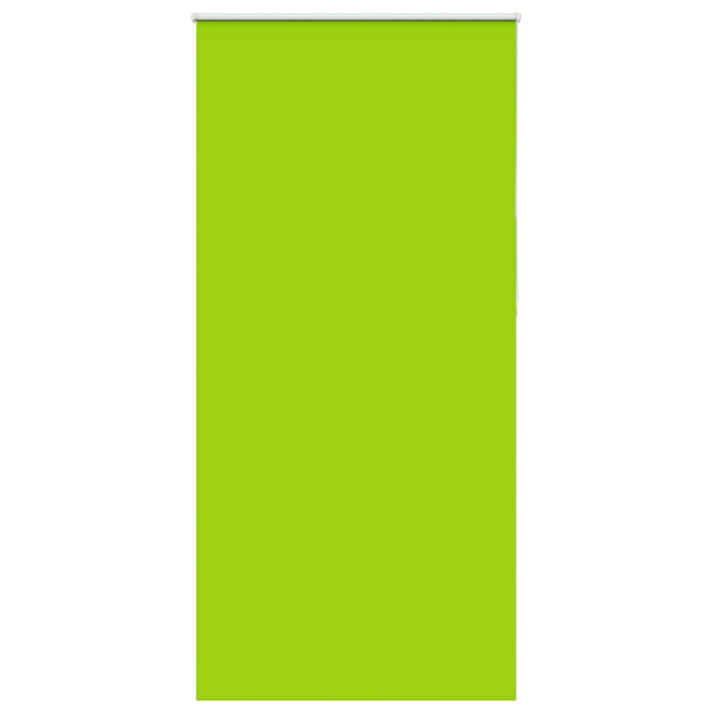 Roller Blind Blackout Leaves Green 100x210 cm Fabric Width 95.7 cm Polyester