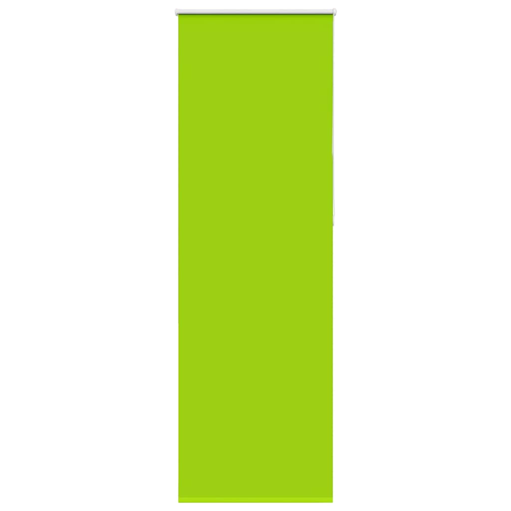 Roller Blind Blackout Leaves Green 75x230 cm Fabric Width 70.7 cm Polyester