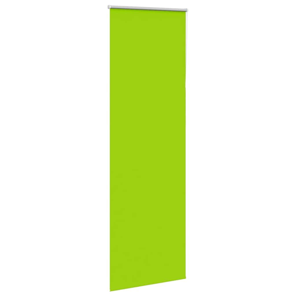 Roller Blind Blackout Leaves Green 75x230 cm Fabric Width 70.7 cm Polyester