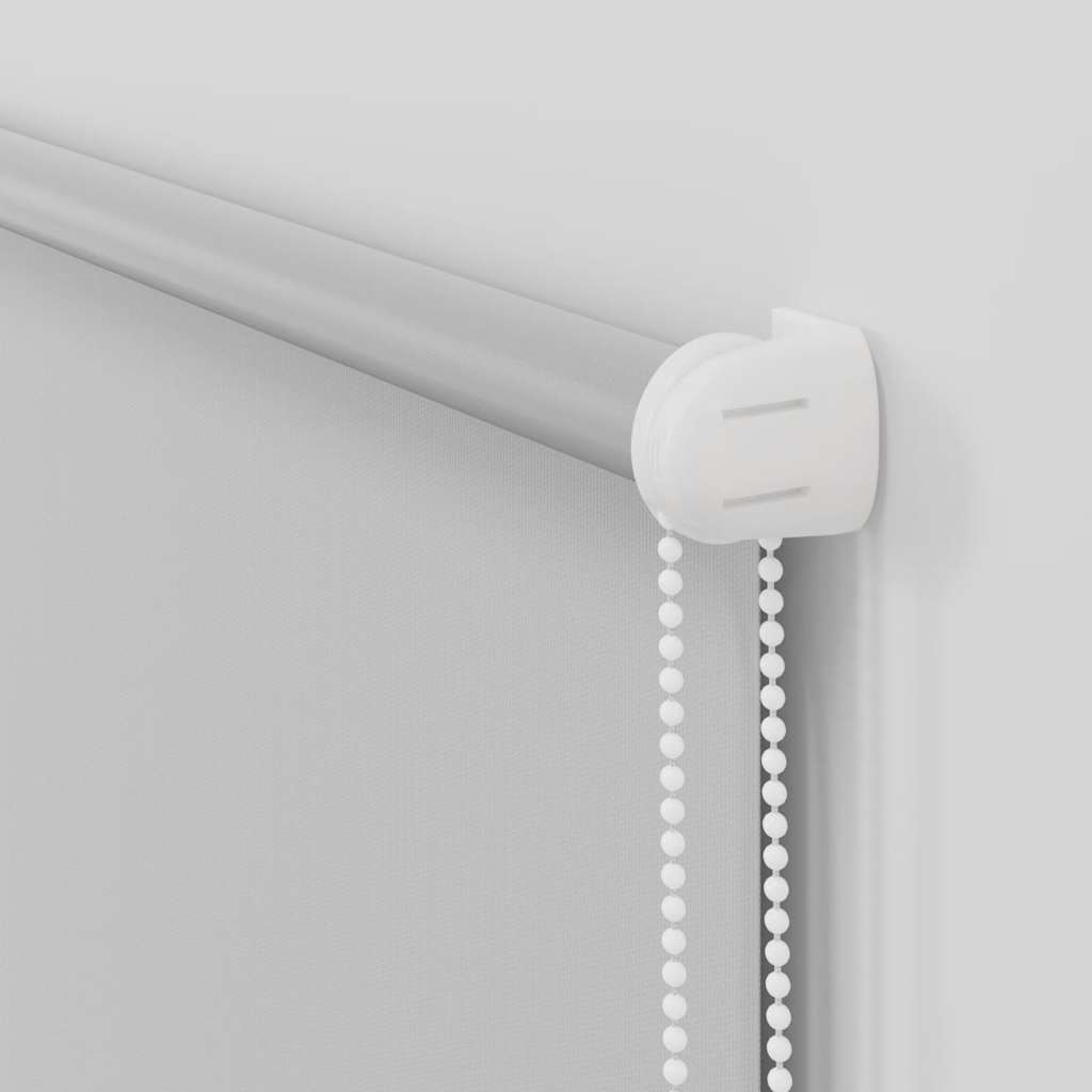 Roller Blind Blackout Light Grey 75x150 cm Fabric Width 70.7 cm Polyester