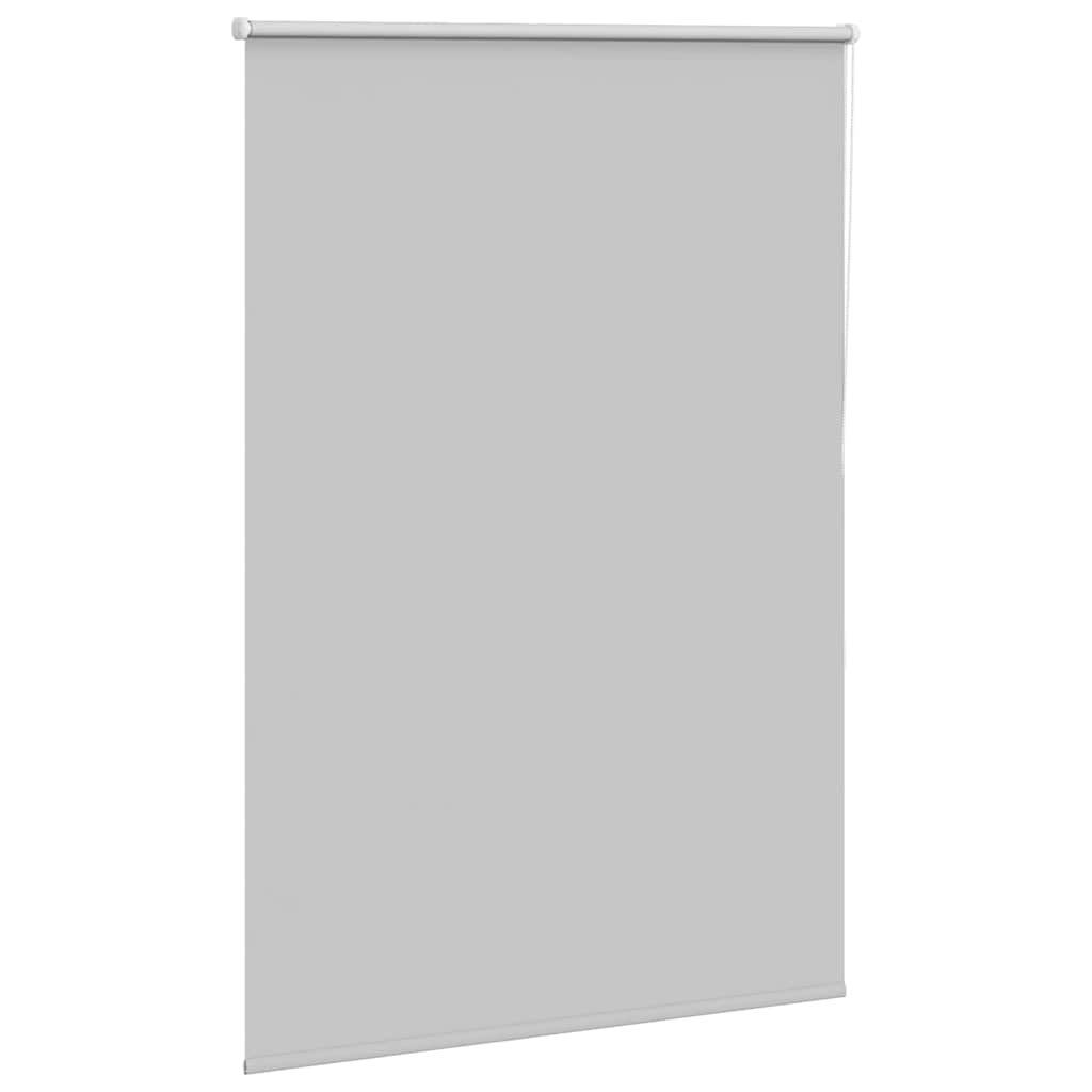 Roller Blind Blackout Light Grey 90x150 cm Fabric Width 85.7 cm Polyester