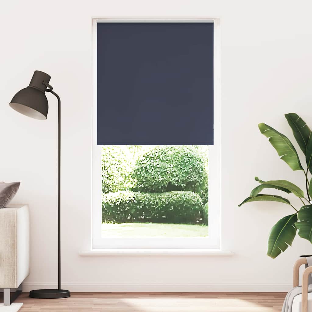 Roller Blind Blackout Marine 90x210 cm Fabric Width 85.7 cm Polyester