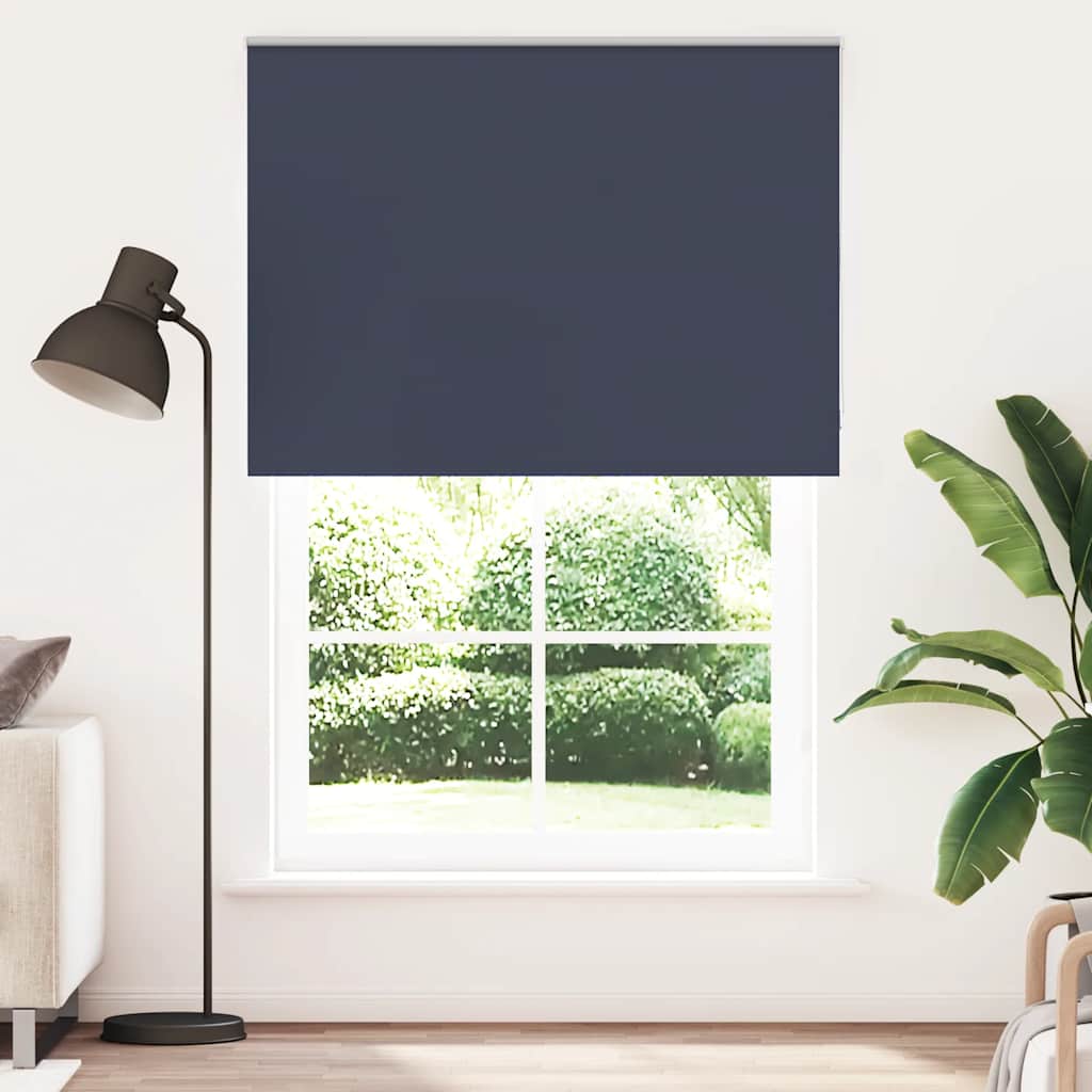 Roller Blind Blackout Marine 165x210 cm Fabric Width 161.6 cm Polyester