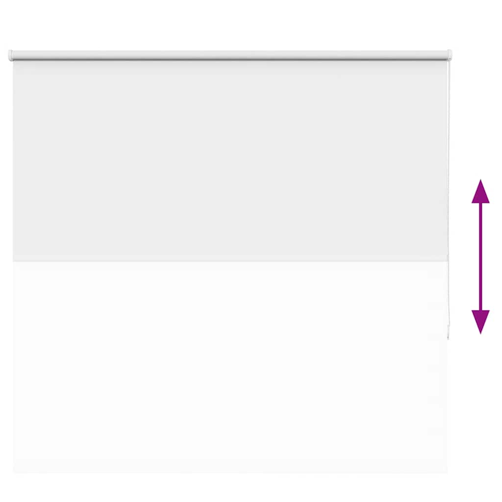 Roller Blind Blackout White 145x130 cm Fabric Width 141.6 cm Polyester
