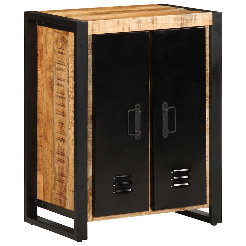 Sideboard 55x35x70 cm Solid Rough Wood Mango