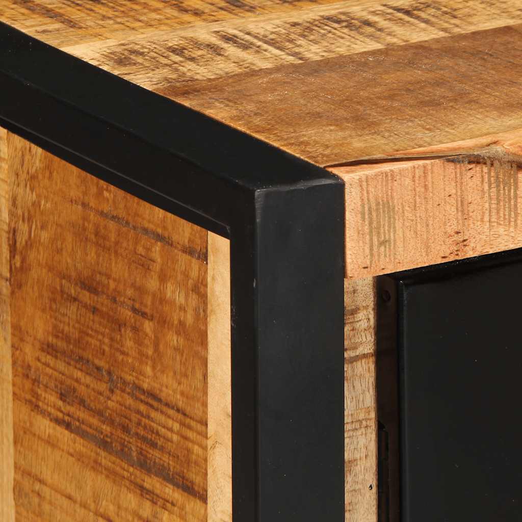 Sideboard 55x35x70 cm Solid Rough Wood Mango