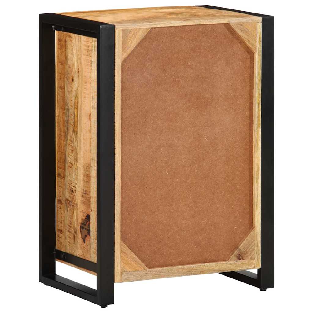 Drawer Cabinet 50x35x70 cm Solid Rough Wood Mango